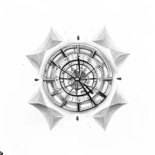 Sand Clock With Skull