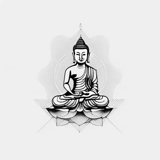 Minimalist Buddha