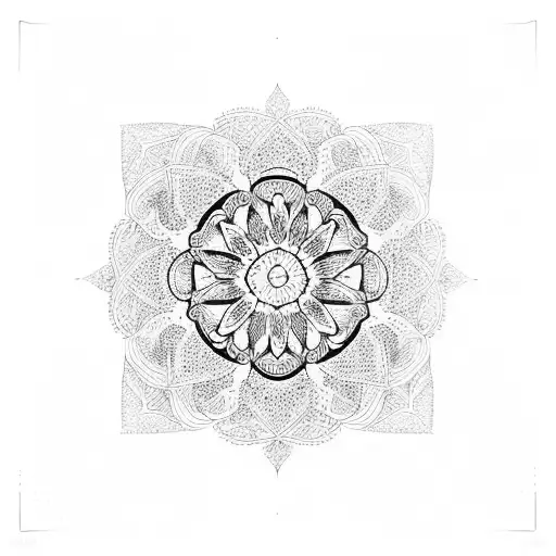 Floral Com Ornamental E Mandala