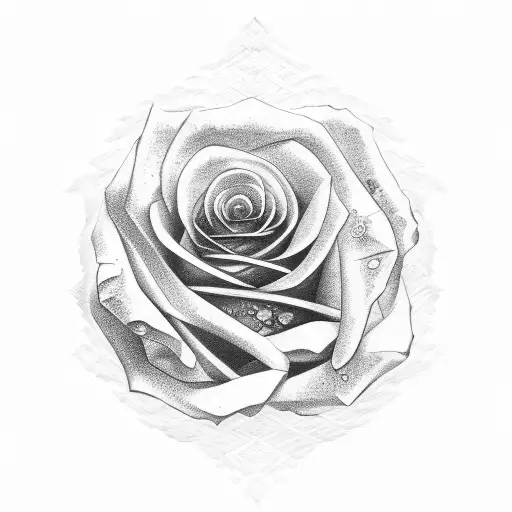 Rose Made Out Of Money With A Quote And God