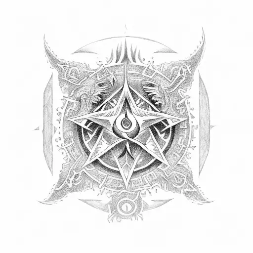 Seal Of Orichalcos And The Blue-eyed White Dragon From Yu Gi Oh