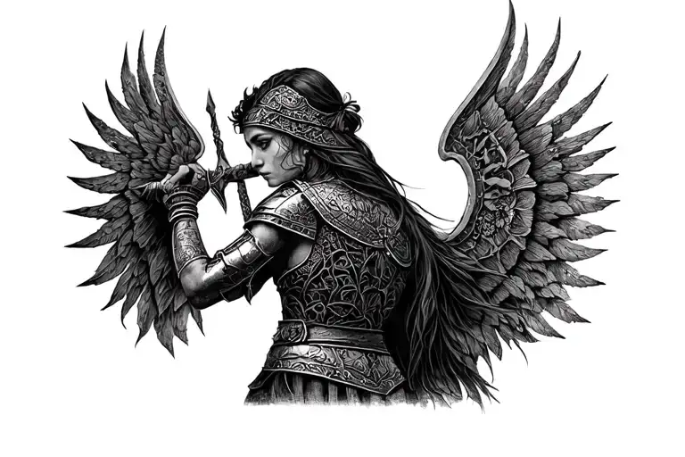 Germanic Female Warrior