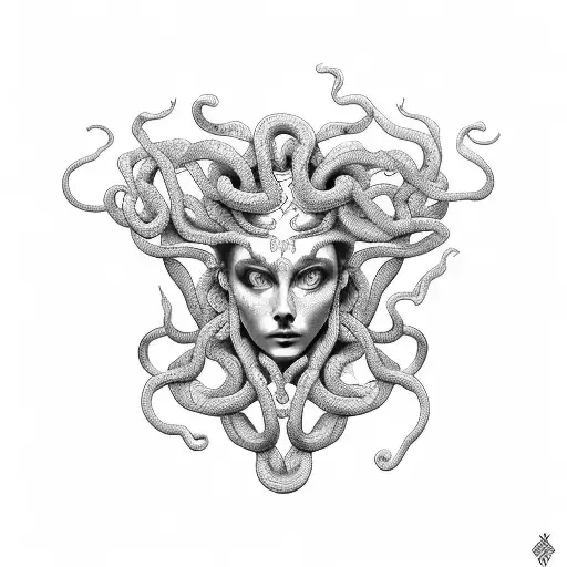 Medusa Com Tridente