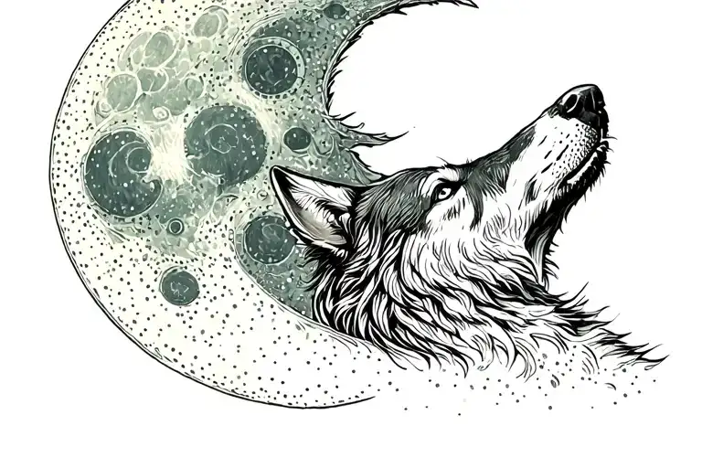 A Wolf Howling At A Moon Made Of Money