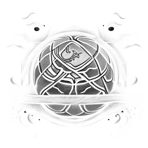 A Basketball Player Holding A Flag With Indonesian And Chinese Motifs