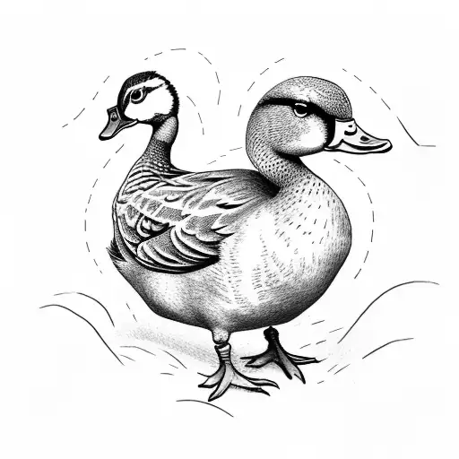 Duck And Little Chicken