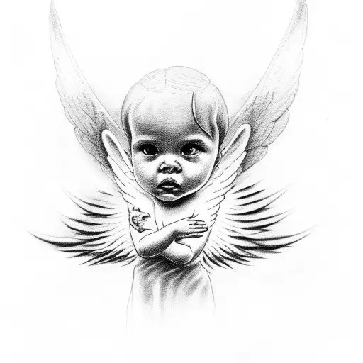 Angel Trying To Catch A Falling Demon