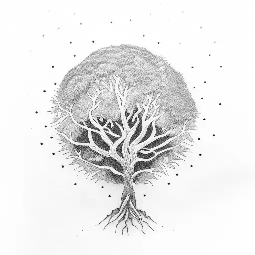 A Tree In A Dark Forest