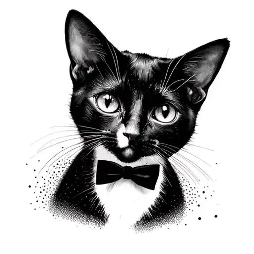 Little Shadow Friends Tuxedo Cat