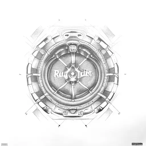 Car Tire With The Word Ruedines In It