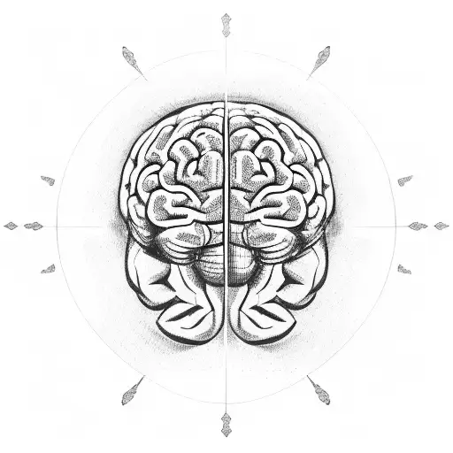 Brain With Guitar Music