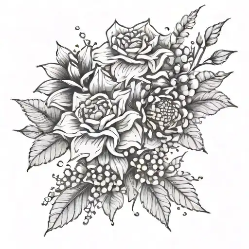 Birth Flower March November Birth Flower Bouquet