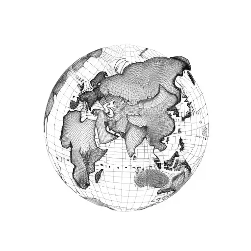 A Detailed Map Of The World With Animals Native To Each Continent