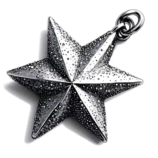 3D Star Charm