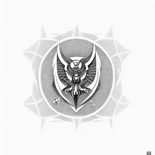 Combine The Legia Warsaw Club Logo With Abstract Art Elements In A Dotwork Style