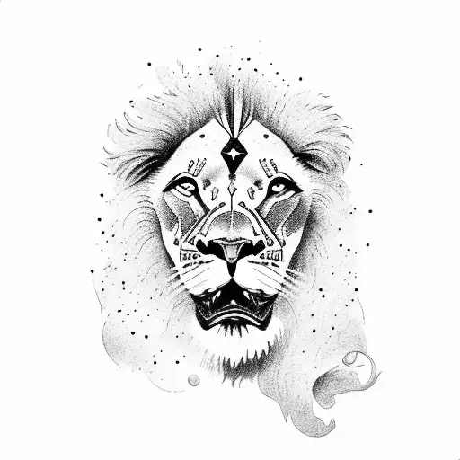 A Lion With A Blind Eye