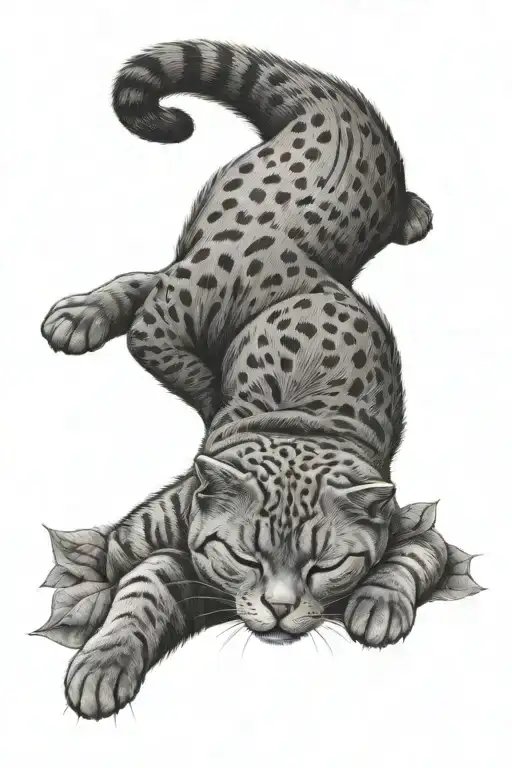 Scottish Fold Cat Sleeping