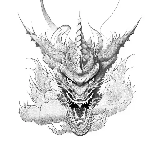 Hannya And Dragon