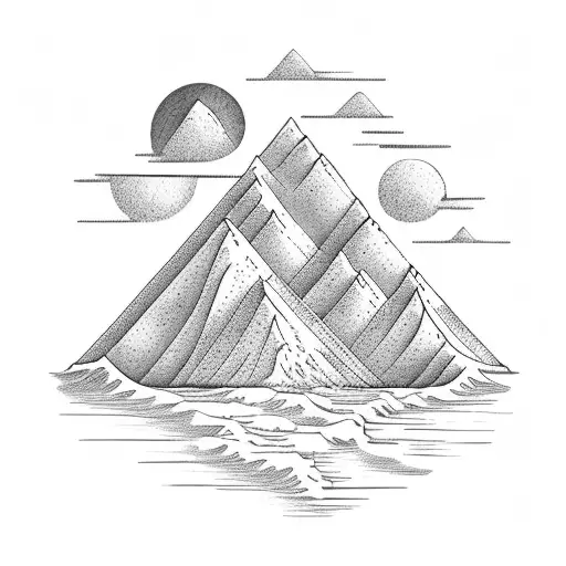 Beach With Mountains