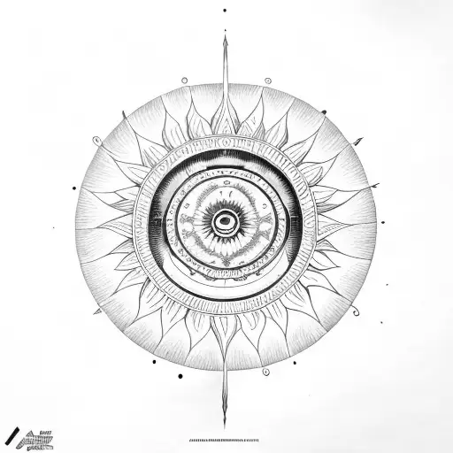 Montu God Falcon Sun