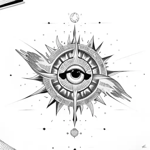 Montu God Falcon Sun