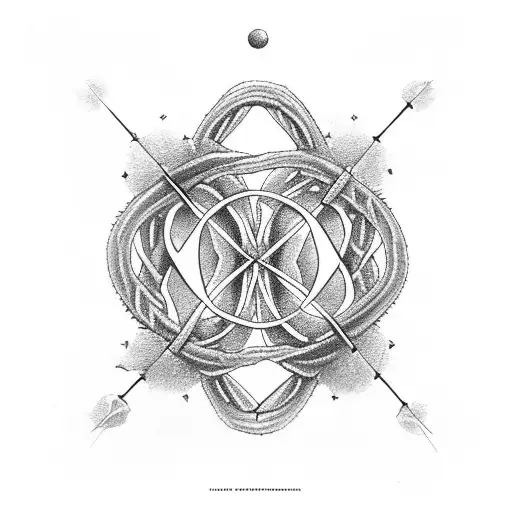 Dna Double Helix With Intricate Botanical Elements