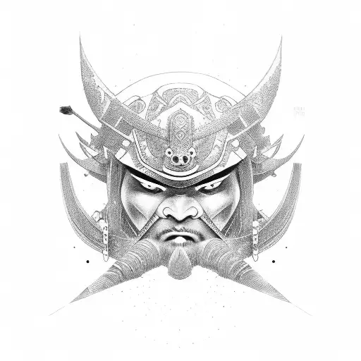 Samurai Com Mascara Rania