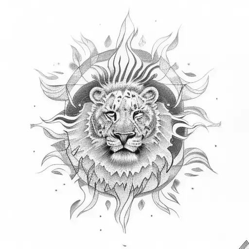 Leo With Sun