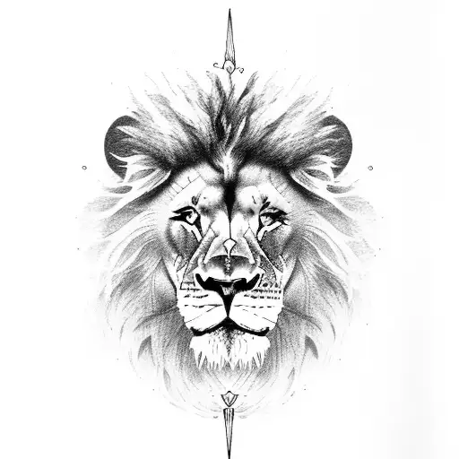 Ladder That Has A Lion