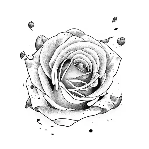 Cuchillo Chef Con Rosas Y Polillas