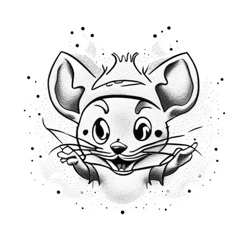 Cartoon Tom And Jerry In Nike Tn Shoes