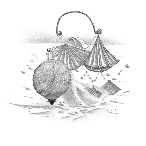 A Lawyer Running Through A Legal Document On The Beach