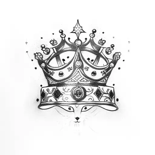 Large Hand Passing Crown To Smaller Hand