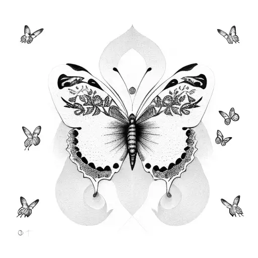 Butterfly Flowers Date