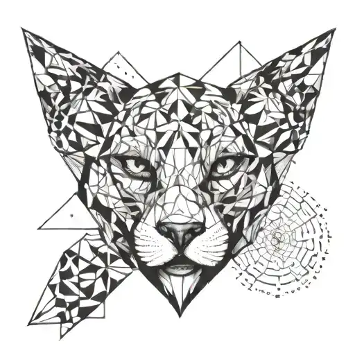 Create A Geometric Tattoo Featuring Manga Elements And Triangles