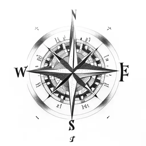 Compass Rose In The Chest