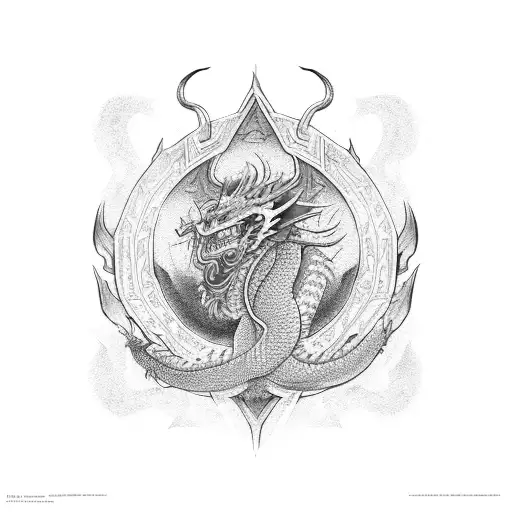 Dragon Chain Ace Of Spades