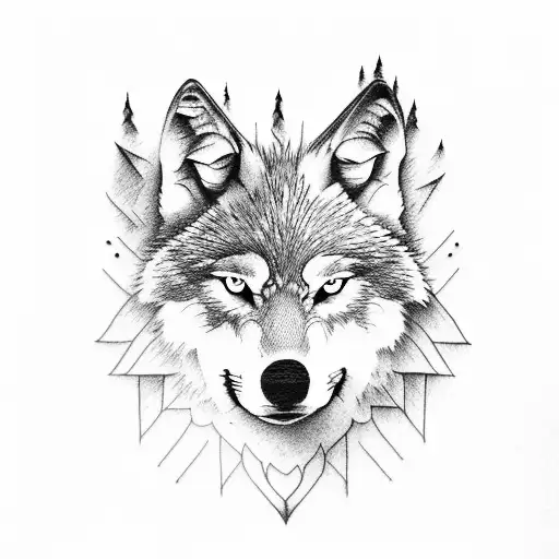 Wolf Head From Smoke Sideview