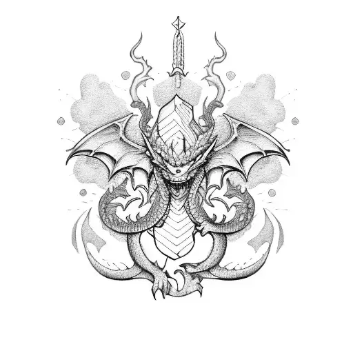 Dragon In Military Uniform