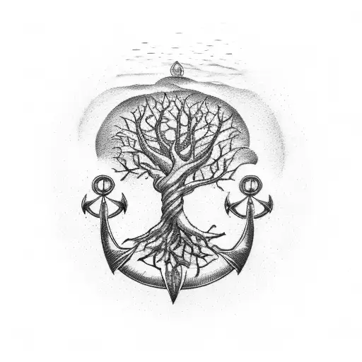 Tree Of Life Ship Anchor