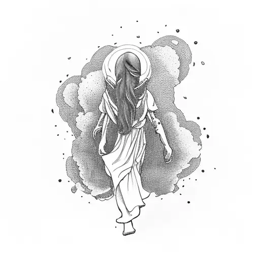 Giant With Children On Shoulder