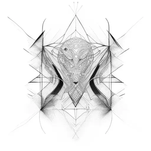 An Abstract Representation Of Wire Art