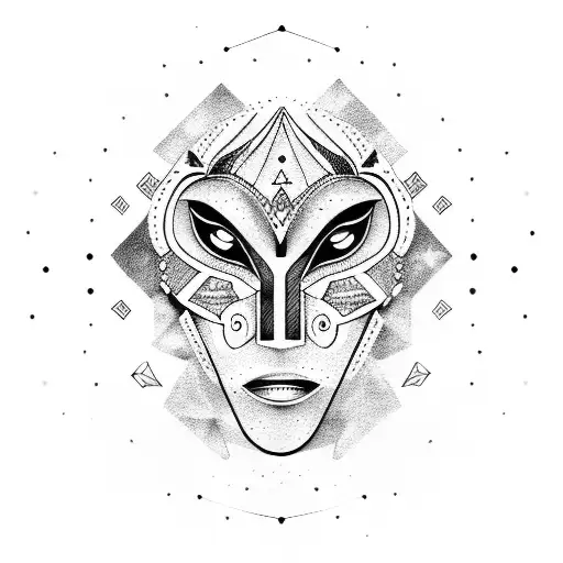 Constellation Of African Masks