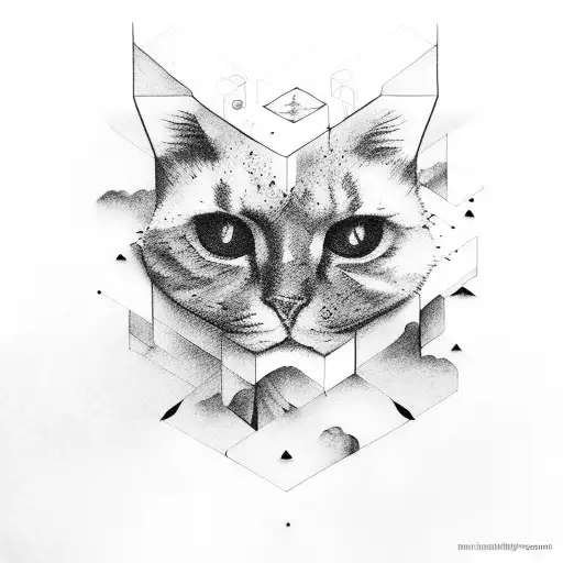 Black Rectangle With Dark Clouds Inside