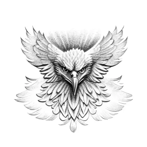 Eagle With Polish Flag