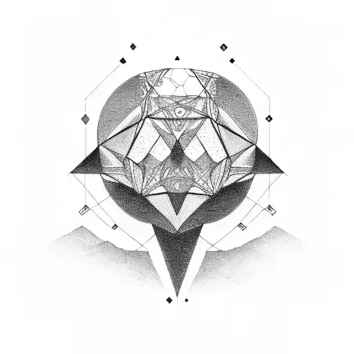 Geometric Black And White