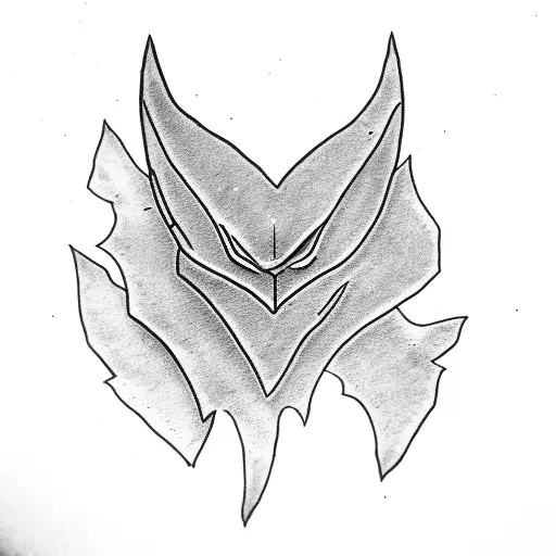 A Weed Leaf Shaped Like Batman's Silhouette