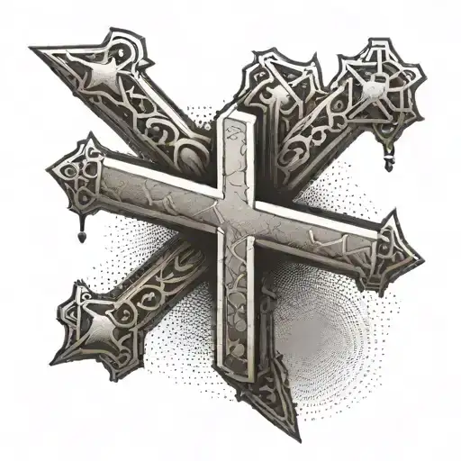 Christian Cross Made