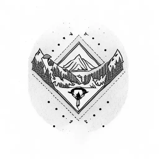 Appalachian Trail Logo With Black Bear