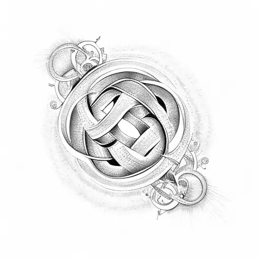 Infinity Symbol With Cursive Names